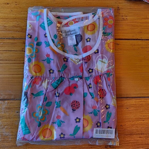 ANTHONY RICHARDS Women's Scrub Top Button Down/Front 2 Pockets Size 4XL NEW - Picture 6 of 6